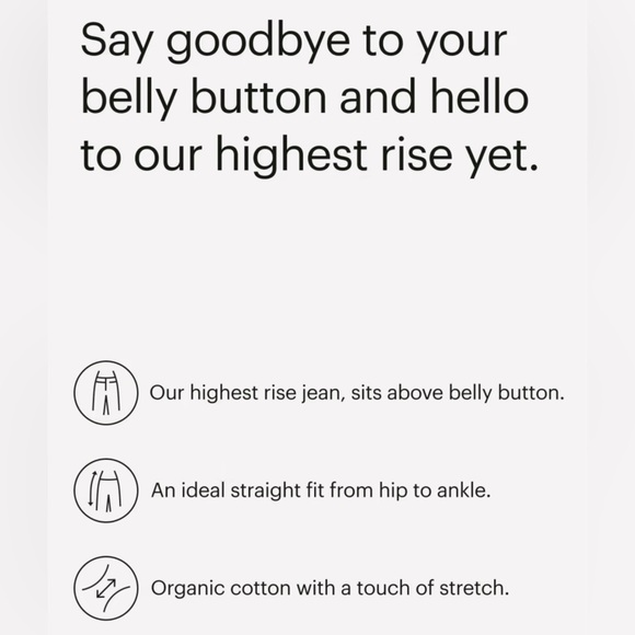 Everlane organic cotton highway jean size 25 regular - Picture 4 of 4